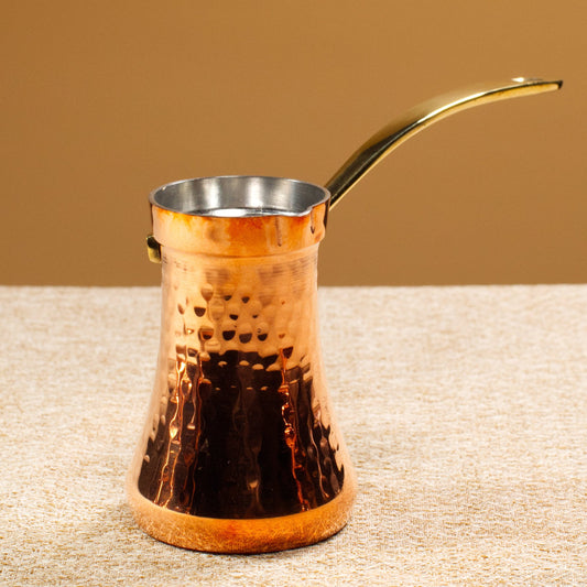 Turkish coffee pot 120 ml - Copper (for 1 cup) - hammered