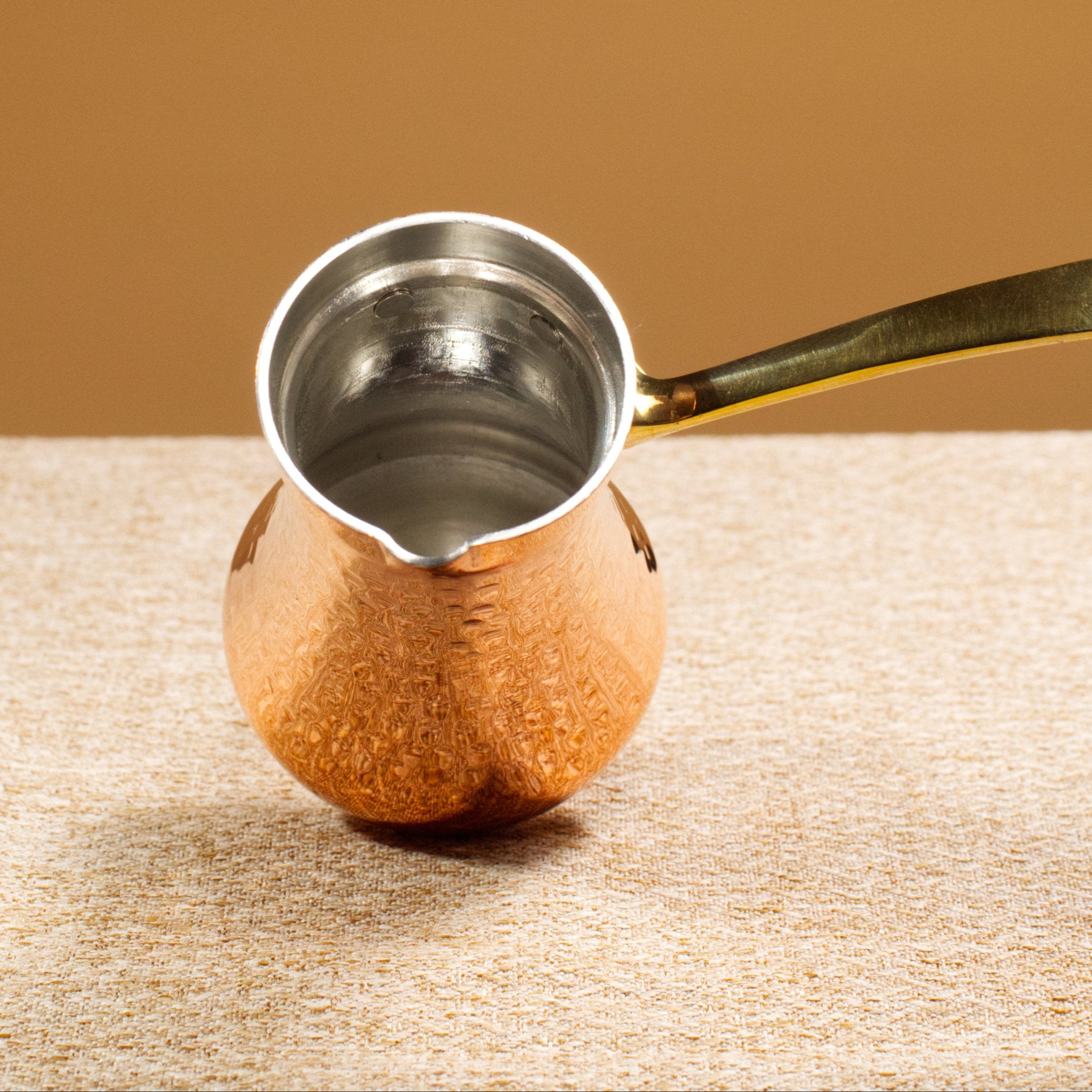 Copper Turkish coffee pot - up to 80 ml