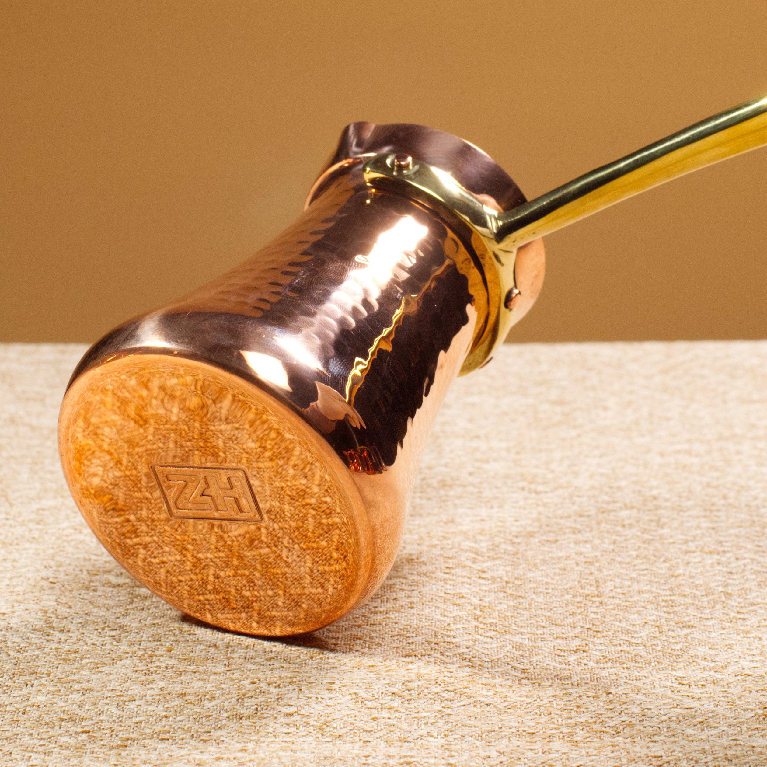 Copper Turkish coffee pot - up to 140 ml