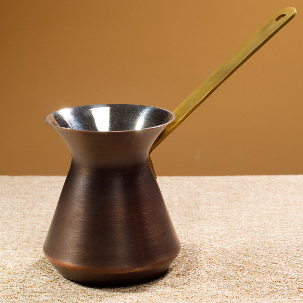 Copper Turkish coffee pot - up to 240 ml