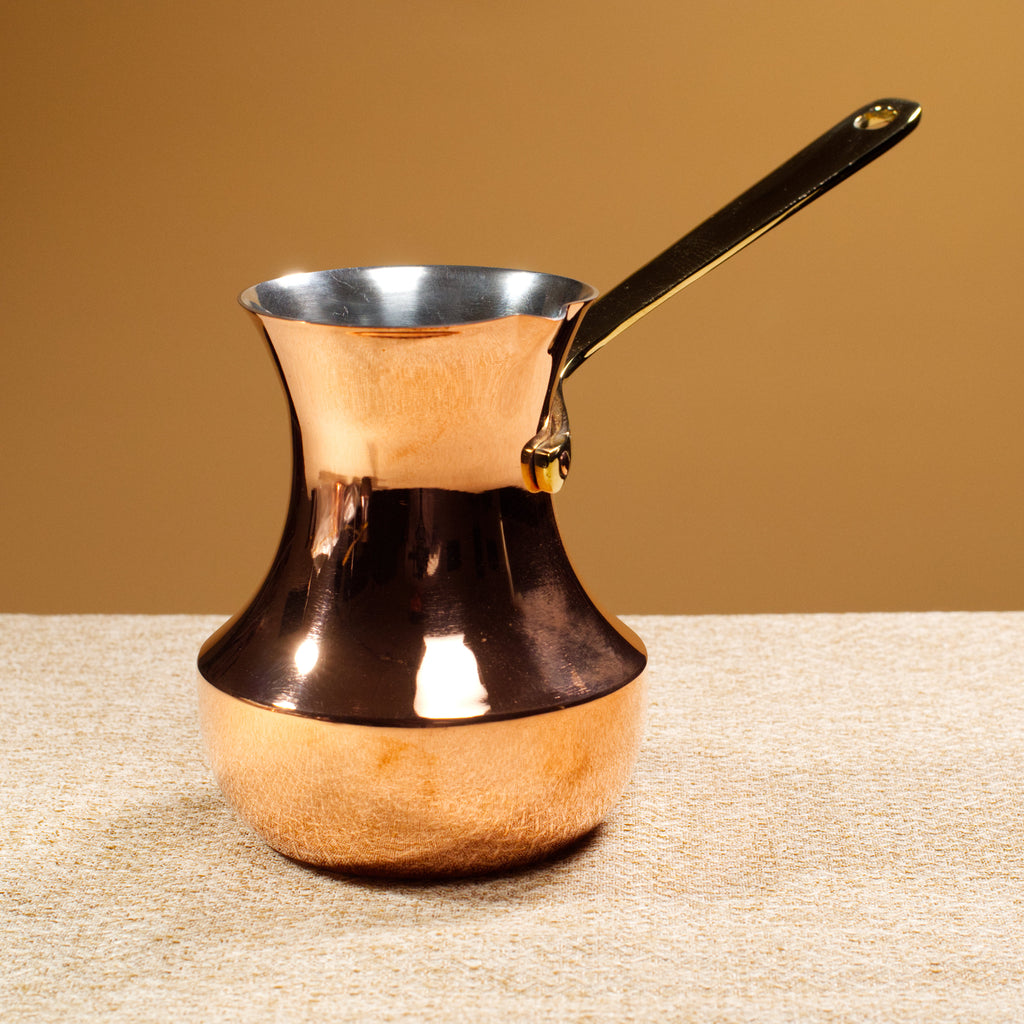 Copper Turkish coffee pot - up to 380 ml