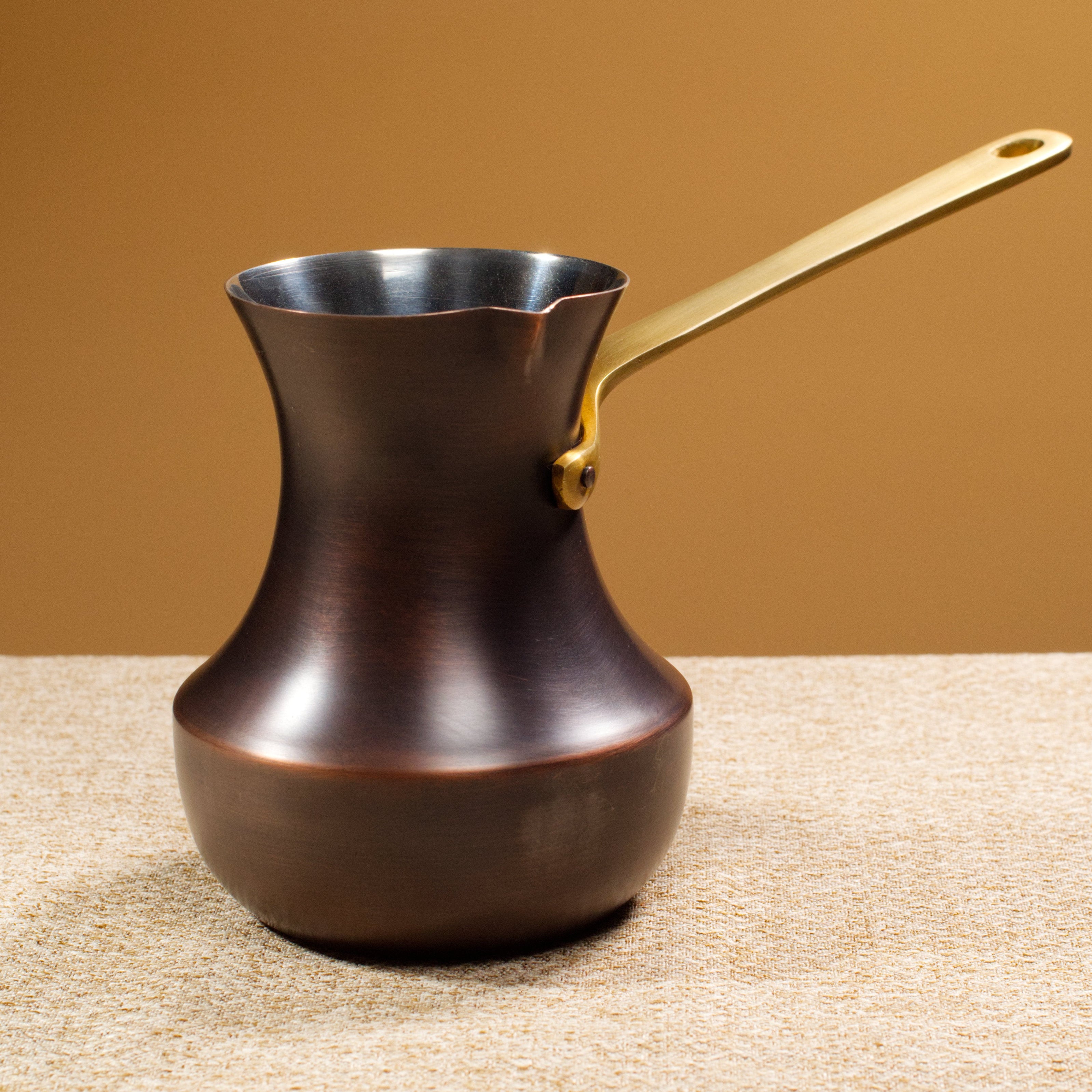 Copper Turkish coffee pot - up to 380 ml