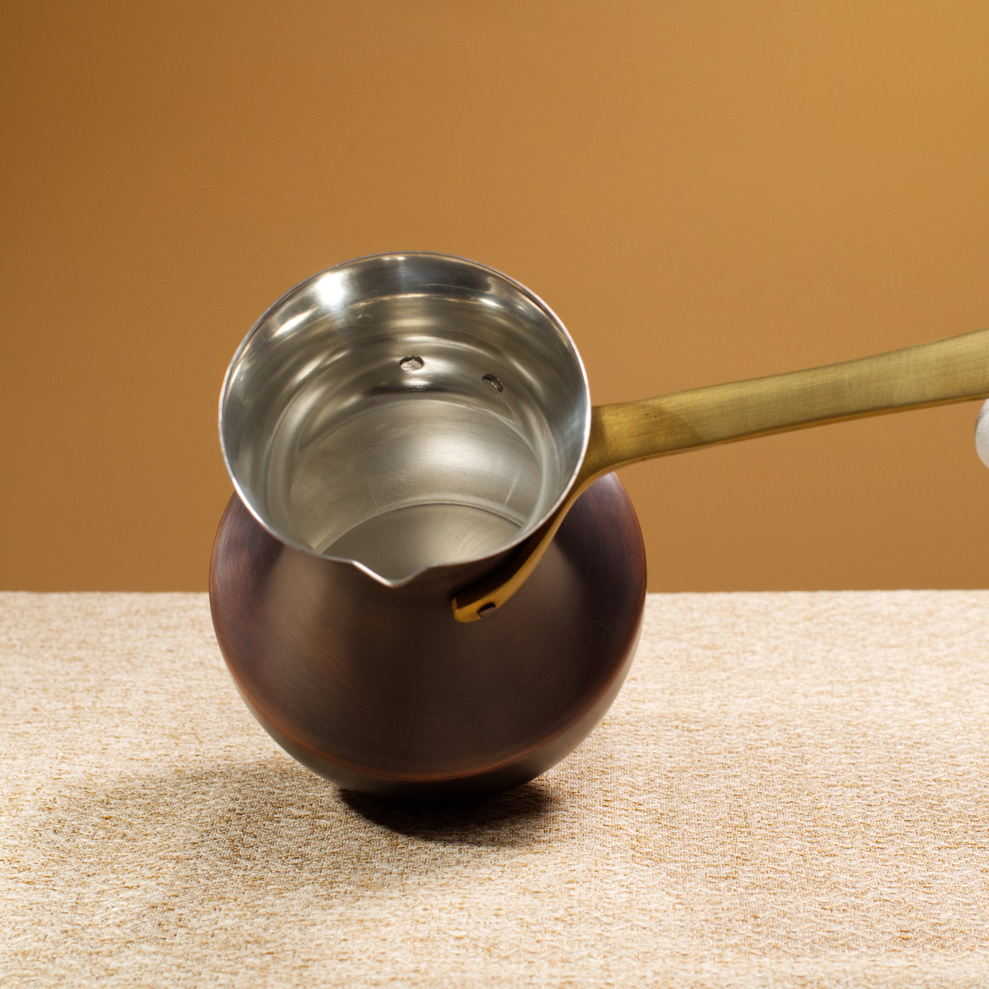 Copper Turkish coffee pot - up to 380 ml