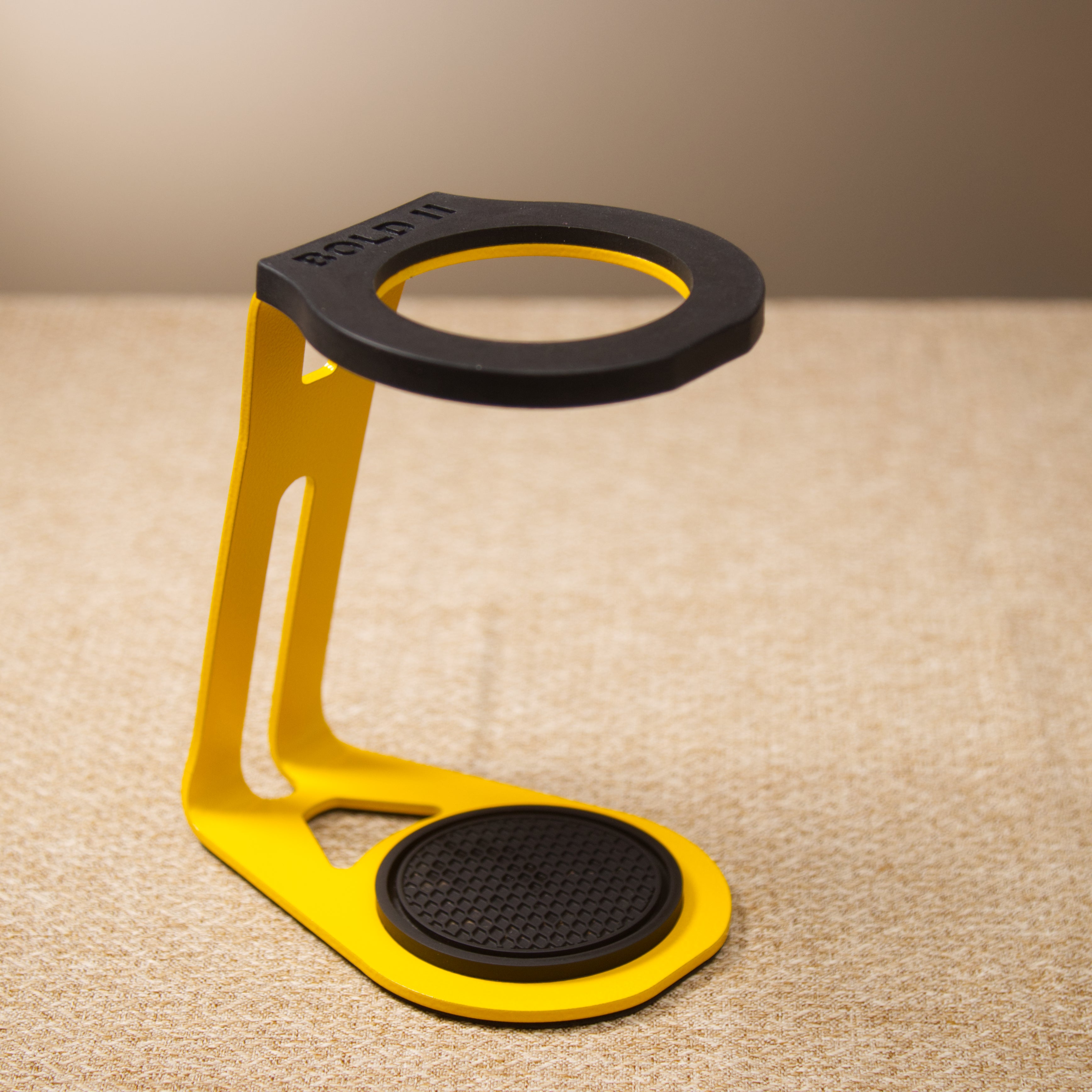 pour over coffee stand yellow stainless steel