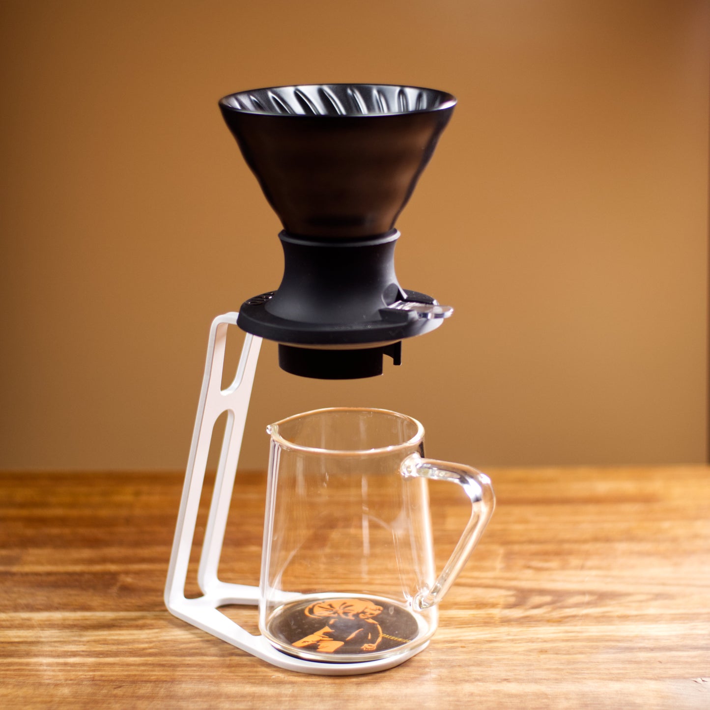 Pour Over Coffee Stand BOLD II (White) - For Hario Switch, V60, Origami