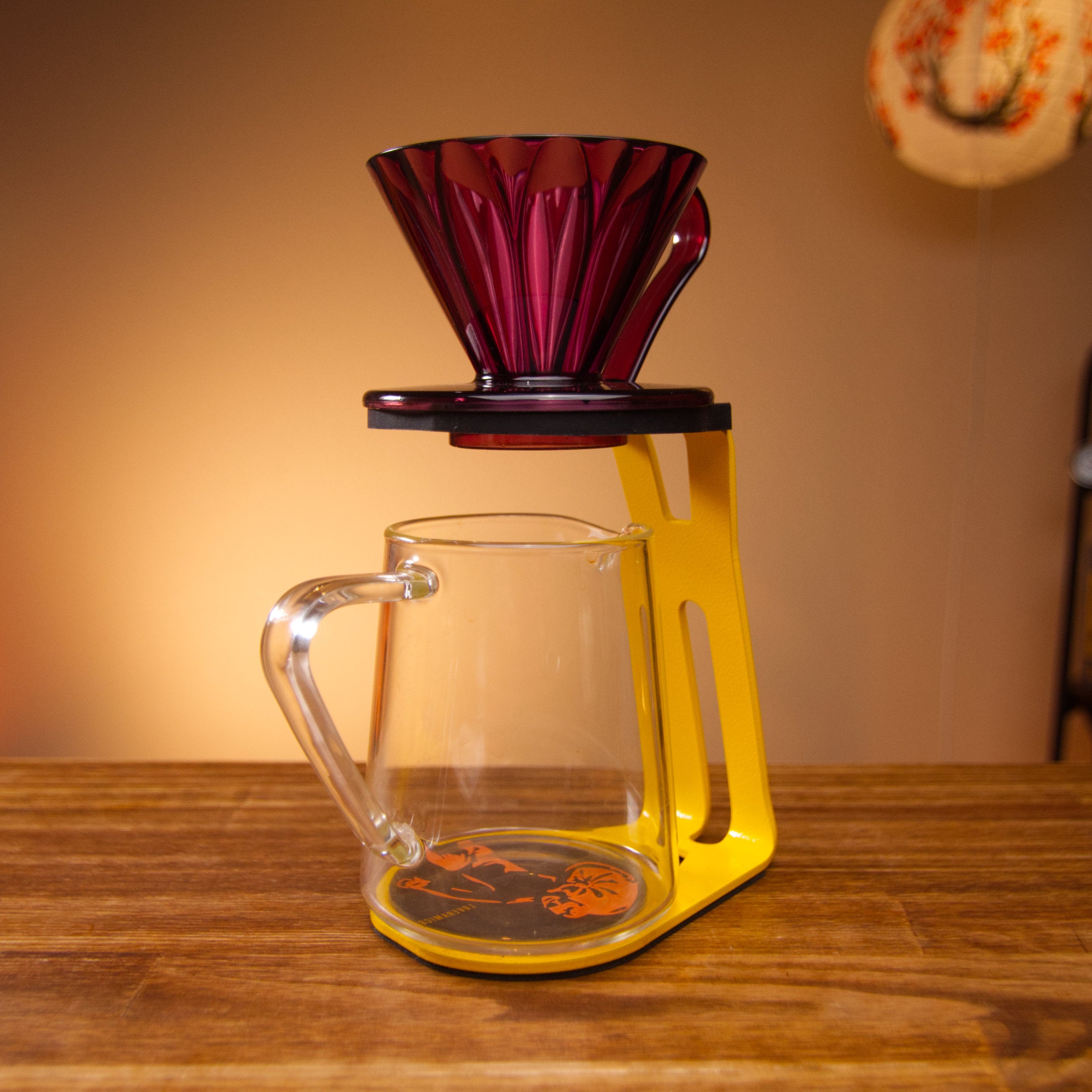 Pour Over Coffee Stand BOLD II Yellow