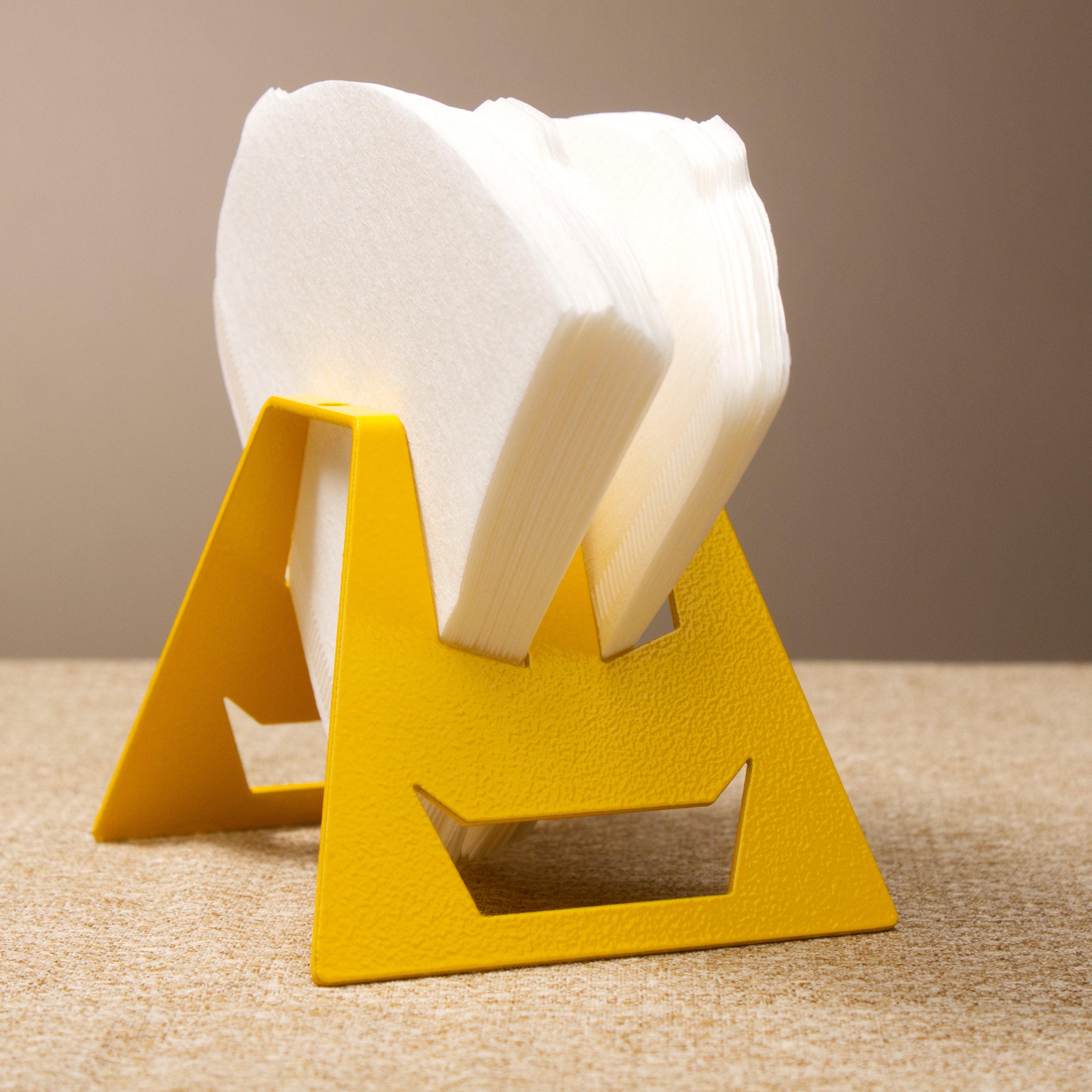 v60 filter holder metal yellow