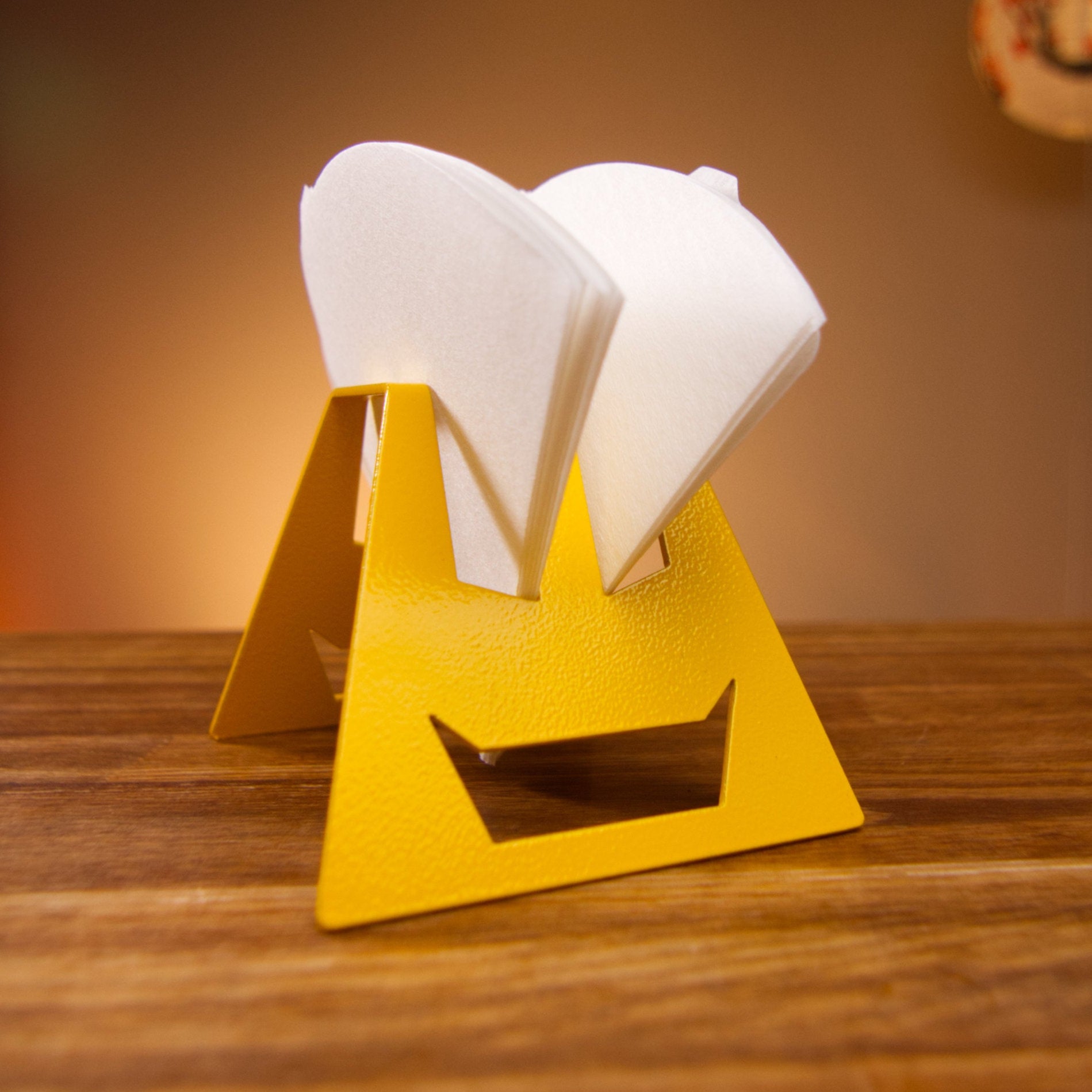 Ergonomic Coffee Filter Holder for V60, #2, #4 Yellow