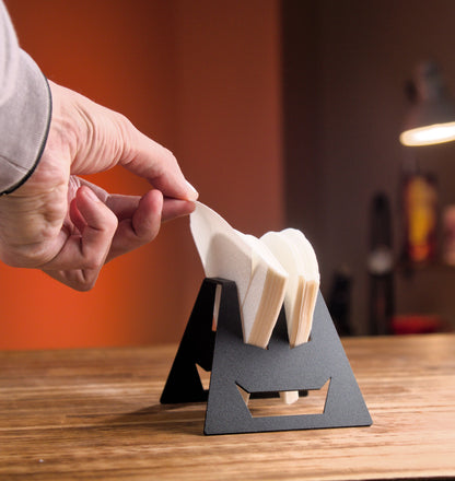Ergonomic Metal Coffee Filter Holder "Creature" - For V60, Cone paper filters