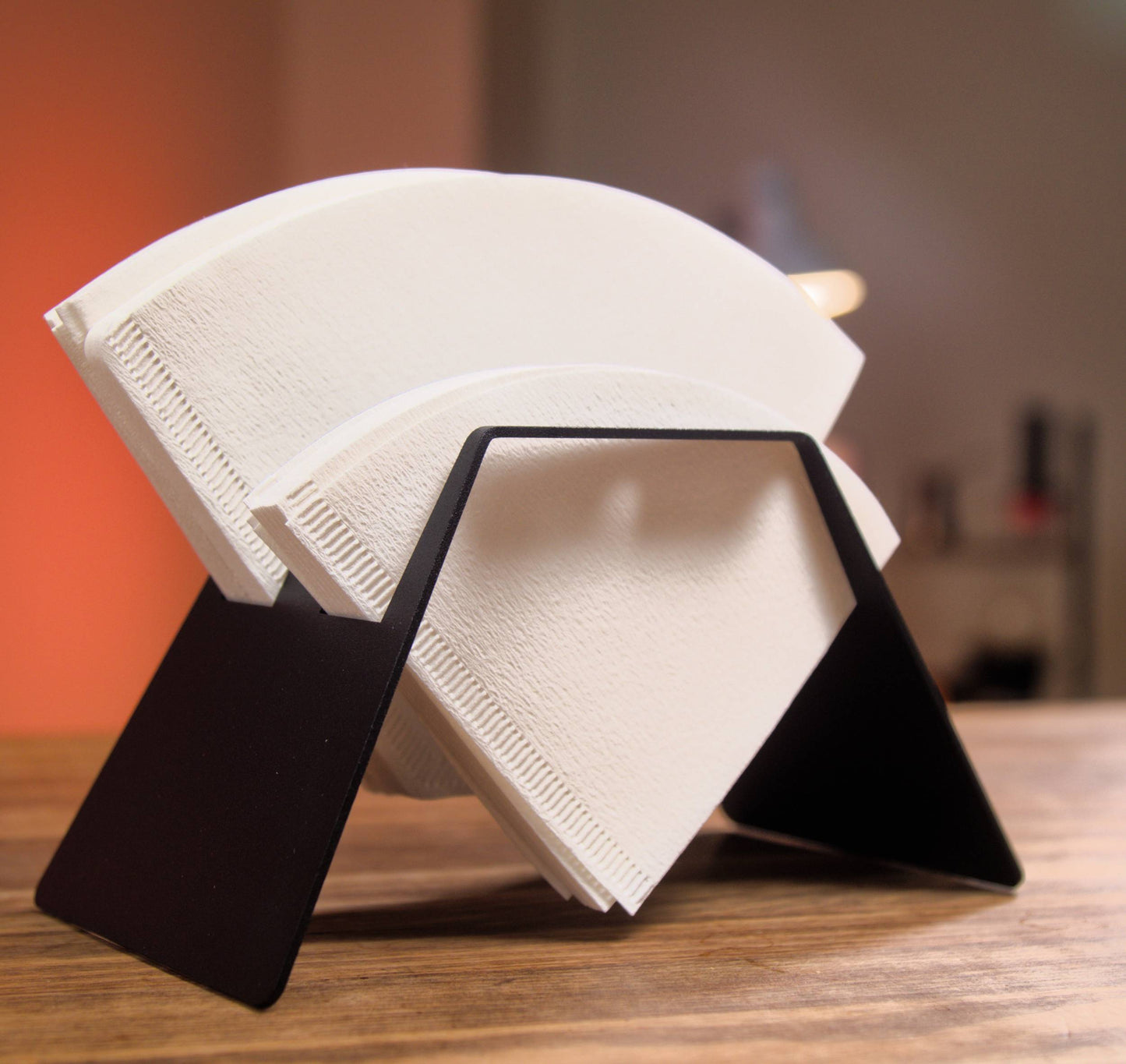 Metal Coffee Filter Holder "Samurai" - For Chemex, Cone #4, V60 (02, 03) paper