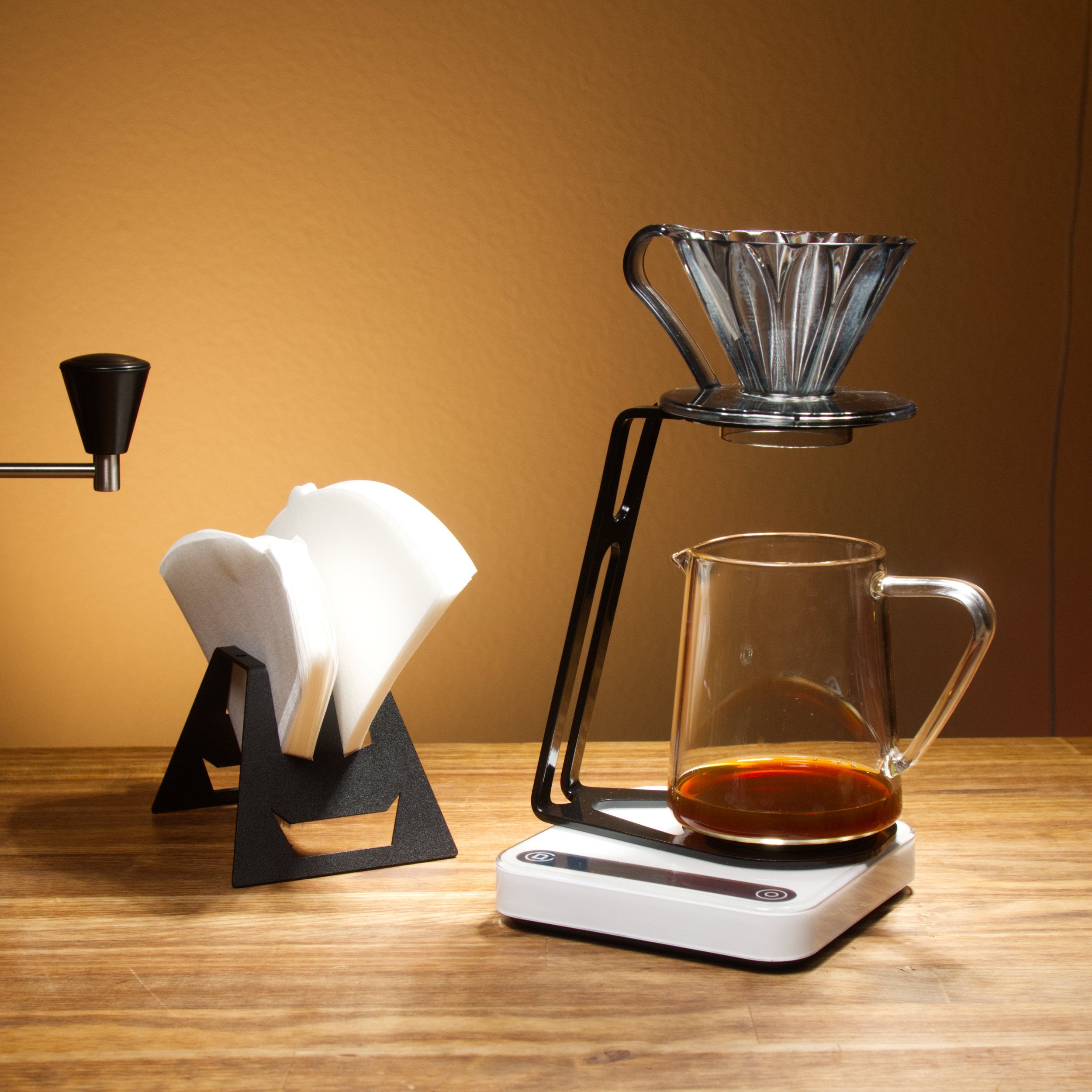 Ergonomic Coffee Filter Holder for Cone, V60, #2, #4