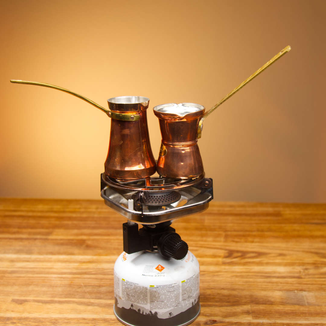Stainless steel adapter for gas / camping stove