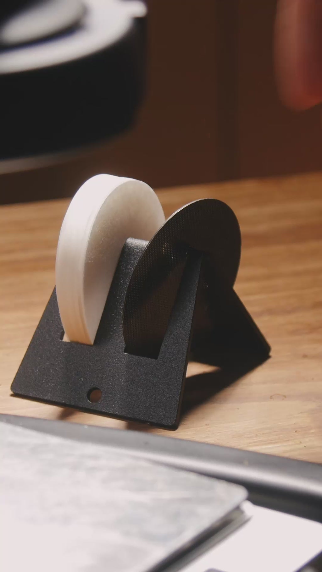 Coffee Filter Paper Puck Screen Holder for Espresso, AeroPress, XL