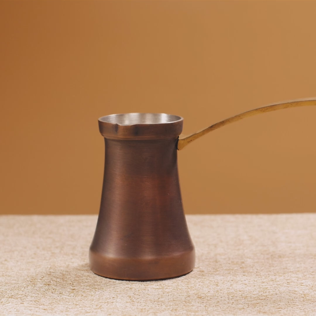 Copper Turkish coffee pot - up to 80 ml